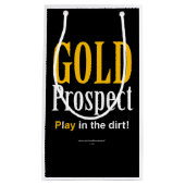 金ゴールドの見通し スモールペーパーバッグ (正面)