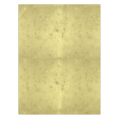 金ゴールドの質BGの金クリスマスの星 テーブルクロス (正面)