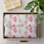 金ゴールドの赤いピンクの水彩画の唇 薄葉紙 (ギフト)