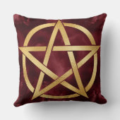 金ゴールドの赤い記号 クッション (裏面)