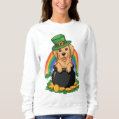 金ゴールドの足 スウェットシャツ (正面)