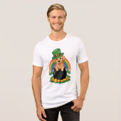 金ゴールドの足 トライブレンドTシャツ (正面全面)