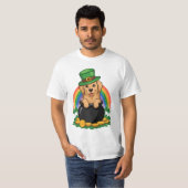金ゴールドの足 Tシャツ (正面フル)