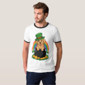金ゴールドの足 Tシャツ (正面フル)
