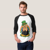 金ゴールドの足 Tシャツ (正面フル)