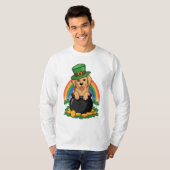 金ゴールドの足 Tシャツ (正面フル)