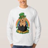 金ゴールドの足 Tシャツ (正面)