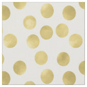 金ゴールドの輝きの点 ファブリック (クローズアップ)