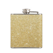 金ゴールドの輝きはフラスコを壊すために作られる フラスク (裏面)