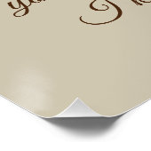 金ゴールドの輝くバイブル聖句の高揚引用文 ポスター (コーナー)