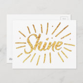 金ゴールドの輝やき ポストカード (正面/裏面)