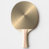 金ゴールドの輝やき 卓球ラケット (正面)