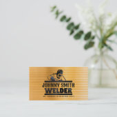 金ゴールドの連結スローガン名刺 名刺 (スタンド正面)