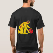 金ゴールドの選別 Tシャツ (裏面)