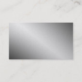 金ゴールドの金属の一見の名刺 名刺 (裏面)