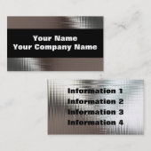 金ゴールドの金属の名刺 名刺 (正面/裏面)