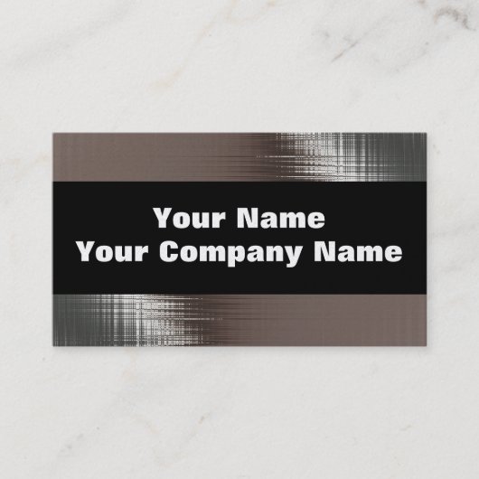 金ゴールドの金属の名刺 名刺 (正面)