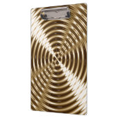 金ゴールドの金属の螺線形 クリップボード (左)