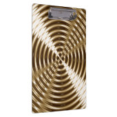 金ゴールドの金属の螺線形 クリップボード (右)