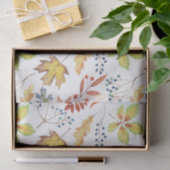 金ゴールドの錆の緑の紅葉のティッシュペーパー 薄葉紙 (ギフト)