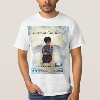 金ゴールドの階段から天国メモリアルTシャツ Tシャツ