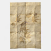 金ゴールドの離れパーチメント紙ルッエレガントク キッチンタオル (縦)