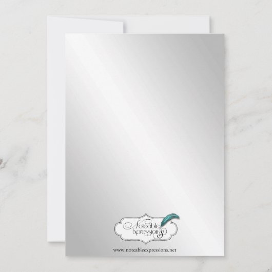 金ゴールドの雪片のクリスマスのディナー・パーティ 招待状 (裏面)