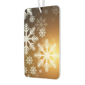 金ゴールドの雪 カーエアーフレッシュナー (左)