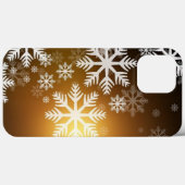 金ゴールドの雪 Case-Mate iPhoneケース (裏面 (横))