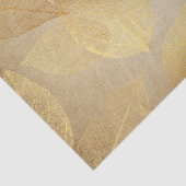 金ゴールドの骨組葉および青銅の一見 薄葉紙 (詳細)