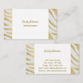 金ゴールドの高度なスタイルソリューションの名刺 名刺 (正面/裏面)