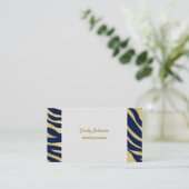 金ゴールドの高度なスタイルソリューションの名刺 名刺 (スタンド正面)