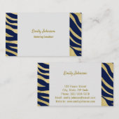 金ゴールドの高度なスタイルソリューションの名刺 名刺 (正面/裏面)