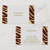 金ゴールドの高度なスタイルソリューションの名刺 名刺 (正面/裏面)