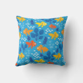 金ゴールドの魚 クッション (裏面)