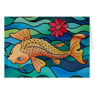 金ゴールドの魚/コイの池