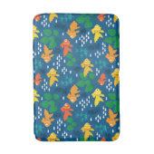 金ゴールドの魚 バスマット (正面縦)