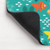 金ゴールドの魚 マウスパッド (コーナー)