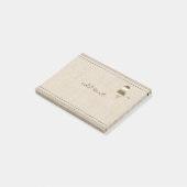 金ゴールドの鳥の麻布のポスト・イットとのスタイルのかわいいポスト・イット ポストイット (アングル)