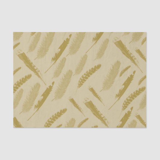 金ゴールドの鳥羽 薄葉紙 (正面)