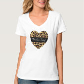 金ゴールドの黒いヒョウのすばらしい40誕生日A16 Tシャツ (正面)