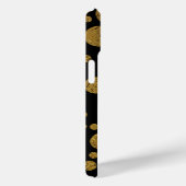 金ゴールドの黒い円 Case-Mate iPhoneケース (裏面 / 右)