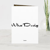 金ゴールドの黒い写真のイベントかサンキューカード サンキューカード (裏面)