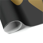 金ゴールドの（紋章の）フラ・ダ・リ ラッピングペーパー (ロールコーナー)