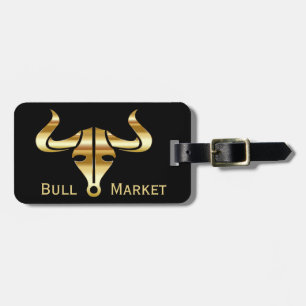 金ゴールドのBull買方相場 ラゲッジタグ