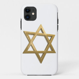 金ゴールドのchanukkahのダビデの星 iPhone 11 ケース