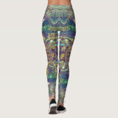 金ゴールドのChoku Reiの記号および霊気の教訓 レギンス (裏面)