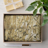 金ゴールドのcrinklyスズ箔のめっきされた抽象デザイン 薄葉紙 (ギフト)