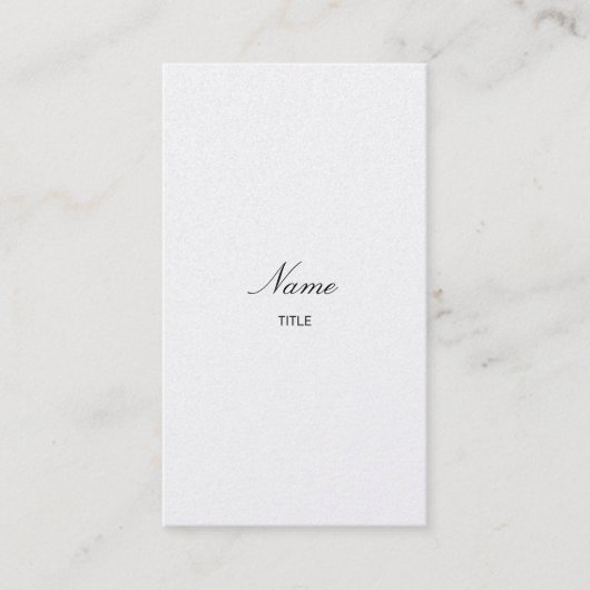 金ゴールドのEleganteの垂直 名刺 (正面)