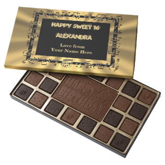 金ゴールドのSweet sixteen音楽シート